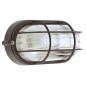 Plafón Industrial  IP44 Oval Negro Plafón Industrial  IP44 Oval Negro