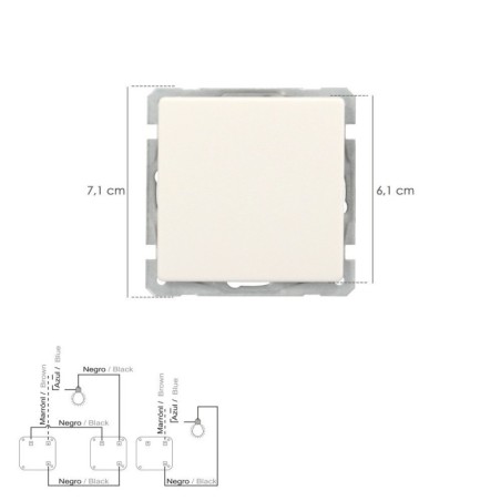 Interruptor / Conmutador Oryx Simple (Mecanismo)
