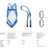 Arnés Anticaídas Kit Seguridad N.º 1 (4 piezas) EN361