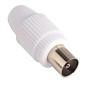 Conector TV Macho Recto 9,5 mm. Conector TV Macho Recto 9,5 mm.