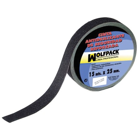 Cinta Antideslizante Negra 15 m. x 50 mm. Uso doméstica
