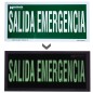 Cartel Salida De Emergencia 15x30 cm. Cartel Salida De Emergencia 15x30 cm.