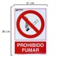 Cartel Prohibido Fumar 30x21 cm. Cartel Prohibido Fumar 30x21 cm.