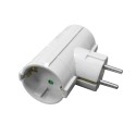 Adaptador / Ladrón Doble Schuko 16 A. 250 V.