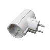 Adaptador / Ladrón Doble Schuko 16 A. 250 V.