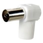 Conector Tv Hembra Acodado 9,5 mm. Conector Tv Hembra Acodado 9,5 mm.