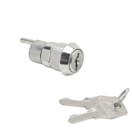 Cerradura Mueble Para Cajón Llave Excéntrica 336 mm. Cromada