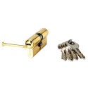 Cilindro WOLFPACK Seguridad 30x30/15,0 Latonado 5 Llaves