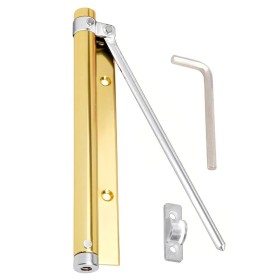 Muelle Puerta WOLFPACK Aluminio Anodizado Dorado (Blíster 1 Pieza)