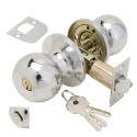 Pomo Puerta WOLFPACK Con Llave Con Condena Cromado Para Entrada