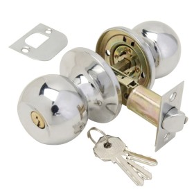Pomo Puerta WOLFPACK Con Llave Cromado