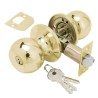 Pomo Puerta WOLFPACK Con Llave Latonado