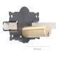 Cerrojo b-4 llave 2 lados pasador de 183mm cilindro redondo de 70mm Cerrojo b-4 llave 2 lados pasador de 183mm cilindro redondo de 70mm