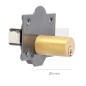 Cerrojo b-5 llave y pulsador pasador de 143mm cilindro redondo de 50mm Cerrojo b-5 llave y pulsador pasador de 143mm cilindro redondo de 50mm