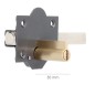 Cerrojo b-8 llave 2 lados de 165mm cilindro de pera de 50mm Cerrojo b-8 llave 2 lados de 165mm cilindro de pera de 50mm