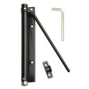 Muelle Puerta WOLFPACK Aluminio Anodizado Negro (Blíster 1 Pieza)