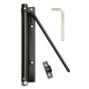 Muelle Puerta WOLFPACK Aluminio Anodizado Negro (Blíster 1 Pieza)