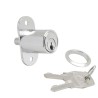 Cerradura Puerta Corredera Pulsador 147/27 mm. Cromado