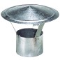 WOLFPACK Sombrero Galvanizado para Estufa, Chimenea, Extracción de Humos, Para tubo Diámetro 110 mm. WOLFPACK Sombrero Galvanizado para Estufa, Chimenea, Extracción de Humos, Para tubo Diámetro 110 mm.