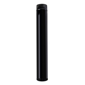WOLFPACK Tubo de Estufa Acero Vitrificado Negro Diámetro 100 mm. Ideal Estufas de Leña, Chimenea, Alta resistencia, Color Negro