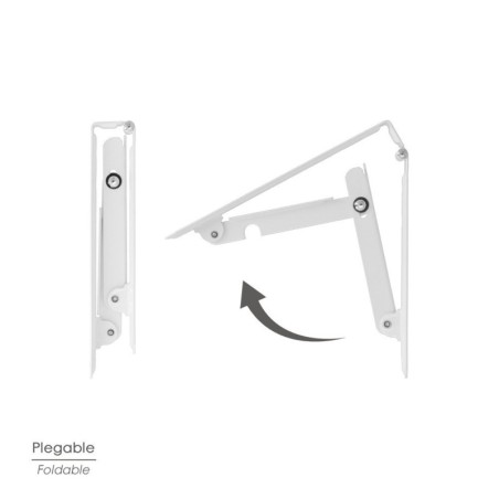 Palomilla WOLFPACK Abatible Blanca 300 mm.