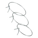 Soporte Maceta Pared Zincado 14 cm