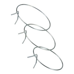 Soporte Maceta Pared Zincado 14 cm