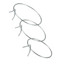 Soporte Maceta Pared Zincado 16 cm