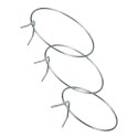Soporte Maceta Pared Zincado 18 cm