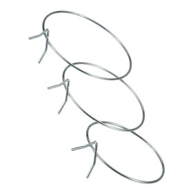 Soporte Maceta Pared Zincado 18 cm