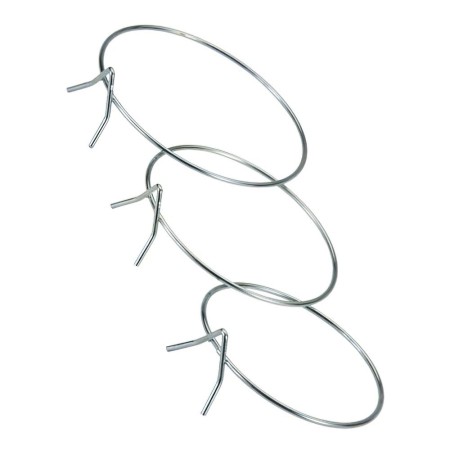 Soporte Maceta Pared Zincado 18 cm