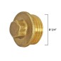 Tapón Ciego Macho Latón 3/4"