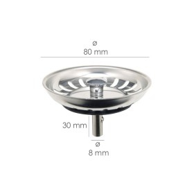 Tapón Válvula Cesta Para Fregadero, Inoxidable T-93bm-115 1 1/2