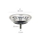 Tapón Válvula Cesta Para Fregadero, Inoxidable T-93bm-115 1 1/2
