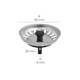 Tapón Válvula Cesta Para Fregadero, Inoxidable T-93bp-115 1 1/2