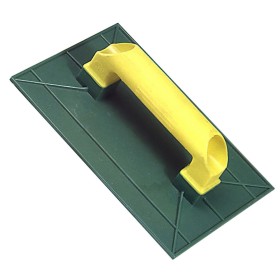 Talocha plástico Lisa 360x190 mm. amarilla