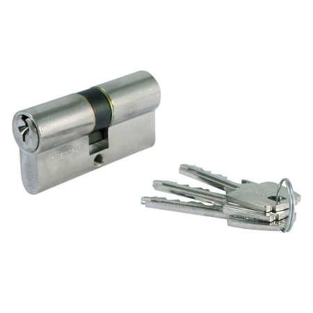 Cilindro Tesa 5200 /30x30 niquelado Leva corta