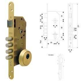Cerradura Tesa Seguridad R200B/T6/6L