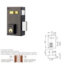 Cerradura Yale 56-a/hpr/60/ Derecha