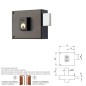 Cerradura Yale 124-a/hp/ 8/ Derecha