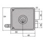 Cerradura Ucem 4125-hb/10/ Derecha Cerradura Ucem 4125-hb/10/ Derecha