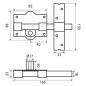 Cerrojo Fac 301-l/ 80-p Cerrojo Fac 301-l/ 80-p