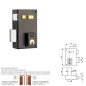 Cerradura Yale 56-a/hp/70/ Izquierda Cerradura Yale 56-a/hp/70/ Izquierda
