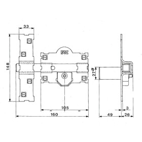 Cerrojo Fac 101-r/105-p Bombillo 70