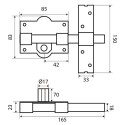 Cerrojo Fac 301-l/ 80-n      Bombillo 70