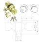 Pomo Tesa 3501-LM/60/70 Pomo Tesa 3501-LM/60/70