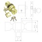 Pomo Tesa 3520-lm/50 Pomo Tesa 3520-lm/50