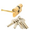 Cilindro Fac Seguridad 71-p 35x35 Latonado 15,0 mm.