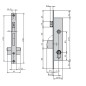 Cerradura Cvl 196/30/6an Carpintera Aluminio