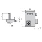 Cerradura Cvl 56a/60/he Derecha Cerradura Cvl 56a/60/he Derecha